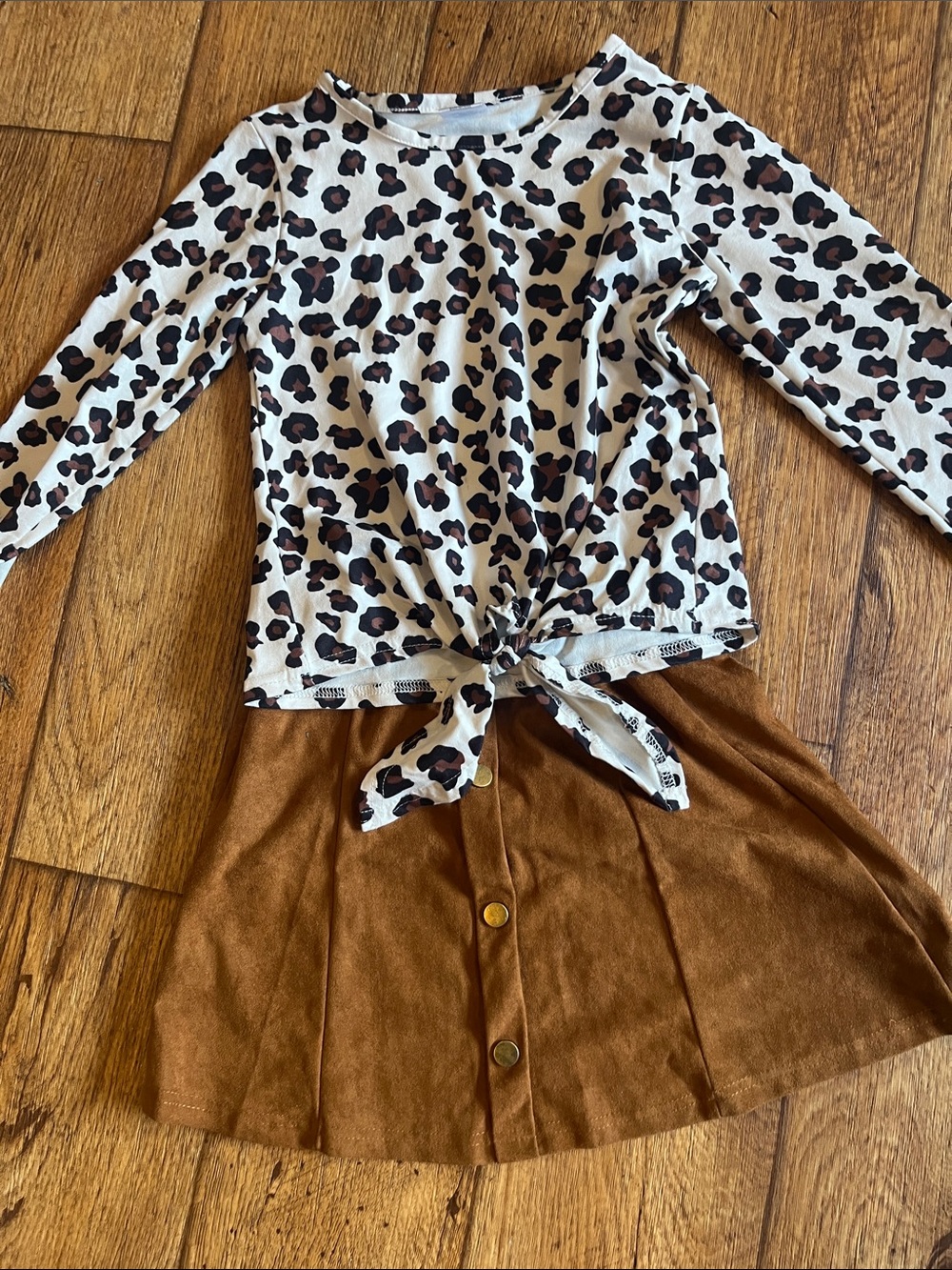Girls 7/8 skirt outfit